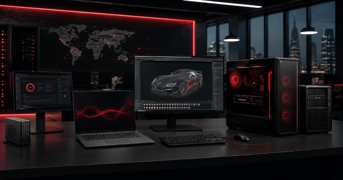 Desktops, laptops and workstations supplied and deployed by Front Vision